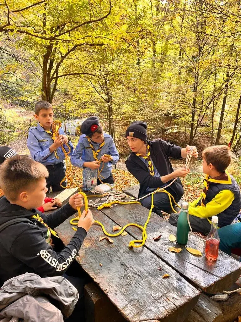 Cercetași în natură