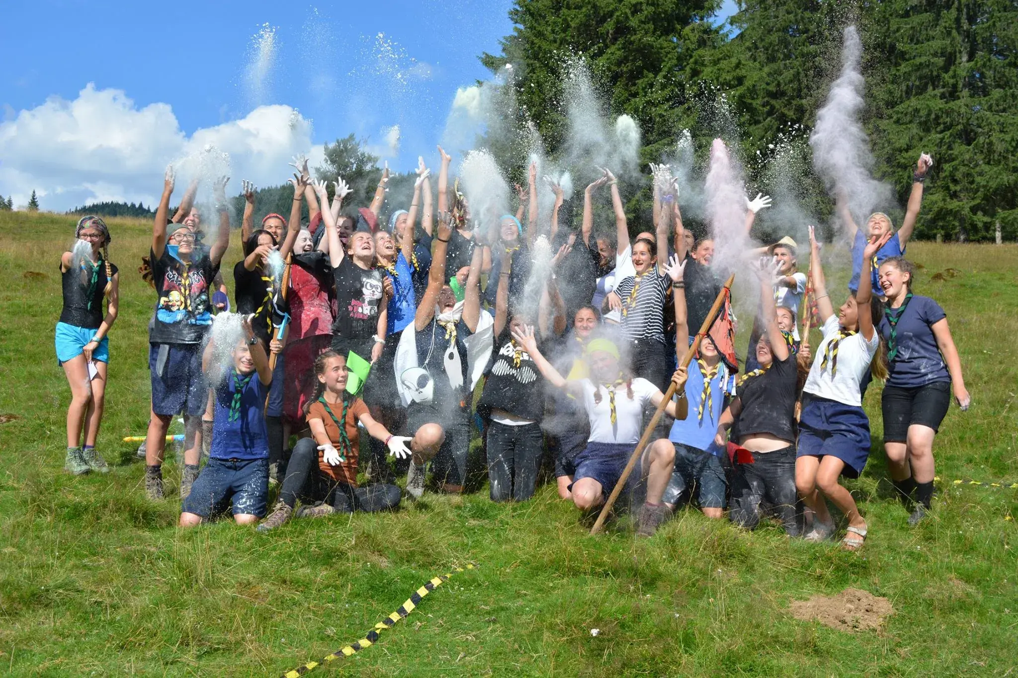 Cercetași în natură